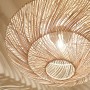 Handmade rattan Lamp Retro chandelier attic living room dining room home decoration coffee shop dining room chandelier E27