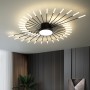 LED Ceiling Light Modern Gold Black Ceiling Chandelier Living Room Bedroom Apartment Villa Creative Interior Hanging Lighting
