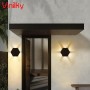 Waterproof LED Wall Lamp Aisle Corridor Lights Modern Bedroom Home Decora Wall Sconce for Outdoor Courtyard Lighting Fixtures