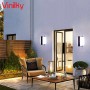 Waterproof LED Wall Lamp Aisle Corridor Lights Modern Bedroom Home Decora Wall Sconce for Outdoor Courtyard Lighting Fixtures