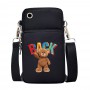 Women Mobile Phone Waterproof Messenger Bag Purse Wild Mini Bear Series Wrist Pack