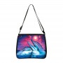 Dolphin Print Ladies HandbagsHandbag Fashion Eco Reusable  Shoulder Bag Woman Clutch Travel Storage Messenger Bags Tote Bag
