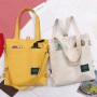 Women Canvas Shoulder Bag Letter Printing  Ladies Shopping Bags Cotton Cloth Fabric Grocery Handbags Tote Books Bag For Girls