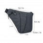 JXSLTC Anti-Theft travel Messenger Bag Shoulder Bags women diagonal Hidden Pack Mens Cool Motorcycle Sling gun pack chest bag