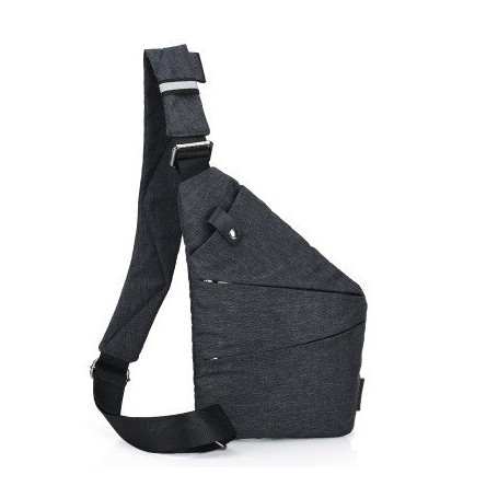 JXSLTC Anti-Theft travel Messenger Bag Shoulder Bags women diagonal Hidden Pack Mens Cool Motorcycle Sling gun pack chest bag