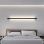 Nordic Minimalist Strip LED Wall Lights For Living Room Bedroom Apartment Aisle Porch Corner Lighting Indoor Black Gold Lamps