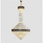 New shell crystal chandelier living room chandelier hollow hall long chandelier Villa hotel lobby decorative lighting