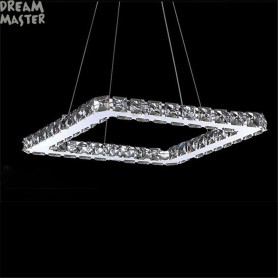 Square Crystal LED Chandelier Light Fixture Crystal Lighting led lamp for Living Dinning Room, Lustres De Cristal Sala Teto Square Crystal LED Chandelier Light Fixture Crystal Lighting led lamp for Living Dinning Room, Lustres De Cristal Sala Teto