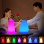 RGB LED Lantern Lamp Protable Mood Ligts Living Room Desktop Night Light Rechargeable Bedside Lamp Home Decoration