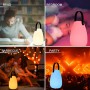 Portable LED Table Lamp Led Indoor Night Lighting Bedroom Decoration Outdoor Holiday Path Garden Lawn Camping Lamp Lighting