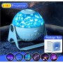 LED Galaxy Projector Night Light Star Projector lamp Starry Sky USB Rotating Nights Lamp For Kids DIY Gift proyector galáctico