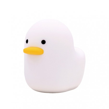 USB Rechargeable Night Light Duck Silicone Night Lights Touch Sensor Bedroom Bedside Lamp for Kids Baby Gift