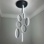 Nordic simple study living room Art Chandelier duplex villa Loft Hotel Classic lamps LED ring bedroom restaurant family lighting
