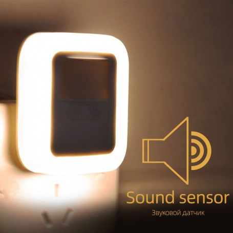 Led Motion Sound Sensor Night Light Bedroom Decor Lamp Home Staircase Closet Aisle Decorative Night Lamp Christmas Kids Gifts