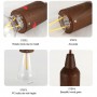 Outdoor Portable Camping Light Hanging Lantern Battery Operated Pull Cord Lamp Bulb LED Tent Light For Camping Room Decoration