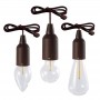 Outdoor Portable Camping Light Hanging Lantern Battery Operated Pull Cord Lamp Bulb LED Tent Light For Camping Room Decoration