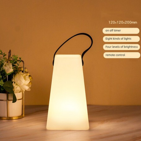 Outdoor Indoor Waterproof Light Up Portable LED Decorative Table Garden Lamps Events Camping Mood Lights with Remote Control