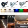 Silver Black White Shell 1W LED Mini Downlight Ceiling Spotlight Recessed Bedroom Home Spot Focus Light 12V Stair Cabinet Lamps