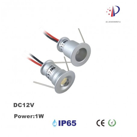 1W Mini Recessed Spotlight DC12V LED Ceiling Focos Light 15mm Cutout 30D/120D Small Downlight Cabinet Decoration Light 18pcs