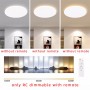 LED Ceiling Light Lighting Fixture Modern Lamp Living Room Bedroom Kitchen Bathroom Surface Mount Remote Control