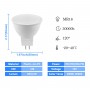 3PCS LED Spotlight bulb MR16 GU5.3 low pressure AC/DC 12V  Light Angle 120 degrees Suitable for kitchen, study, living room