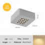 Saiyo LED Ceiling Lamp AC85V-265V Modern Panel Light Fixture Surface Mounted Square Spotlights For Living Room Kitchen Bathroom