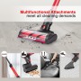 Cordless Vacuum Cleaner 23Kpa Strong Suction 2 in 1 Stick Vacuum Ultra-Quiet Handheld Vacuum with Brushless Motor Multifuction