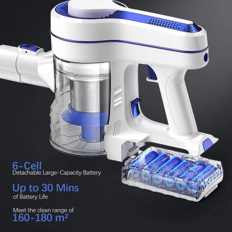 H150 Handheld Cordless Wireless Vacuum Cleaner 14KPa Suction Power 35 Mins Working Time litter Clean Appliance Bagless