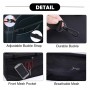 Pet Car Carriers Bag Pet Car Seat Cover with Clip-On Safety Leash and PVC Support Pipe Anti-Collapse Waterproof Pets Travel Mat