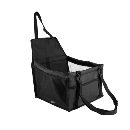 Pet Car Carriers Bag Pet Car Seat Cover with Clip-On Safety Leash and PVC Support Pipe Anti-Collapse Waterproof Pets Travel Mat