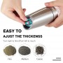 Automatic Salt Pepper Grinder Electric Spice Mill Grinder Seasoning Adjustable Coarseness Kitchen Tools Grinding For Cooking BBQ