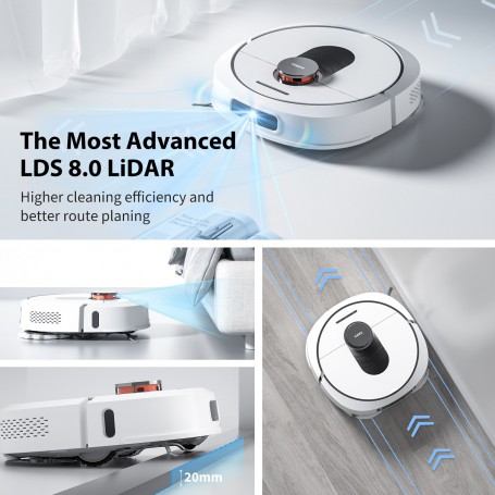 ROIDMI EVA Robot Vacuum Cleaner Sweeping ,Vacuuming, Mopping 3 in1 Automatic Dust Collection Smart Home Cleaning Products
