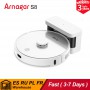 New Arnagar S8 Robot Vacuum Cleaner WiFi App Suction Electric WaterTank Wet Mop APP Virtual Barrier Draw Cleaning Area On Map