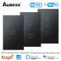 US EU WiFi+RF433 Smart Light Switch Touch Switch Tuya Smart Life App Remote Control Works With Alexa Google Home Yandex Alice