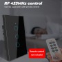 US EU WiFi+RF433 Smart Light Switch Touch Switch Tuya Smart Life App Remote Control Works With Alexa Google Home Yandex Alice