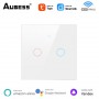 US EU WiFi+RF433 Smart Light Switch Touch Switch Tuya Smart Life App Remote Control Works With Alexa Google Home Yandex Alice