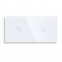 DAJIMEI Wall Touch Switch 2/4/6 Gang 1 Way EU Standard Touch Sensor Switches Glass Panel for Home Improvement