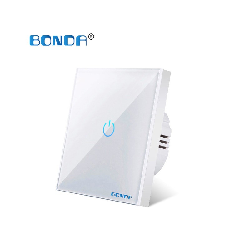Wall Touch Sensor Light Switch EU Standard 1 Way Wall power sensor
