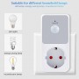 PIR Sensor Socket Lamp Holder 110-240V PIR Infrared Detection 120° Degree Wide Angle Automatic Induction PC Flame Retardant Safe