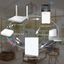 BSEED Zigbee Touch Switches 1Gang 2 Way Smart Light Switch Wireless Switches For Stairs Tuya Google Home App Control 2Pack