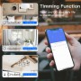 BSEED Zigbee Touch Switches 1Gang 2 Way Smart Light Switch Wireless Switches For Stairs Tuya Google Home App Control 2Pack