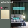 BSEED Zigbee Touch Switches 1Gang 2 Way Smart Light Switch Wireless Switches For Stairs Tuya Google Home App Control 2Pack