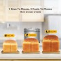 Biolomix Stainless Steel 1KG 19-in-1 Automatic Bread Maker 650W Programmable Bread Machine with 3 Loaf Sizes Fruit Nut Dispenser