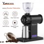 YAXIICASS 10 Setting Electric Coffee Bean Grinder High Capacity Particle Fully Automatic Detachable Stainless Steel Fast Grinder