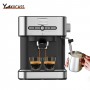 YAXIICASS Italian Coffee Machine 15 Bar Household Espresso Coffee Maker With Milk Frothing For Cappuccino Latte Caffe Machine