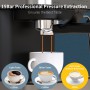 YAXIICASS Italian Coffee Machine 15 Bar Household Espresso Coffee Maker With Milk Frothing For Cappuccino Latte Caffe Machine