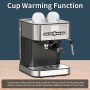 YAXIICASS Italian Coffee Machine 15 Bar Household Espresso Coffee Maker With Milk Frothing For Cappuccino Latte Caffe Machine