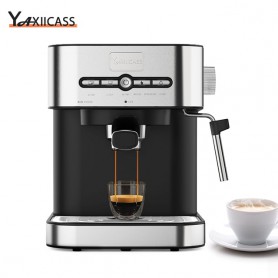 YAXIICASS Italian Coffee Machine 15 Bar Household Espresso Coffee Maker With Milk Frothing For Cappuccino Latte Caffe Machine YAXIICASS Italian Coffee Machine 15 Bar Household Espresso Coffee Maker With Milk Frothing For Cappuccino Latte Caffe Machine