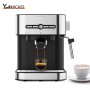 YAXIICASS Italian Coffee Machine 15 Bar Household Espresso Coffee Maker With Milk Frothing For Cappuccino Latte Caffe Machine