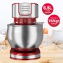 OSMOND Food Stand Mixer 6.5L Stainless Steel Bowl 1200W 6 Speeds Kitchen Cream Egg Whisk Blender Cake Dough Kneading Bread Mixer